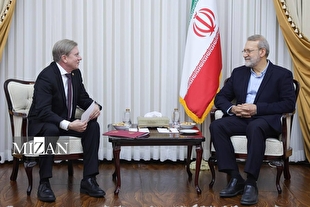 شتاب‌بخشی به کریدور راهبردی شمال–جنوب؛ محور دیدار لاریجانی و معاون نخست‌وزیر روسیه