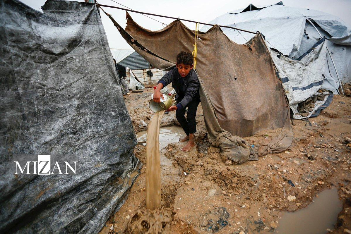 مرگ‌ومیر کودکان غزه درپی سرما و بی‌عملی جامعه بین‌المللی