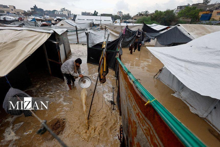 سیل و ویرانی در غزه؛ لزوم اقدام جهانی برای پایان دادن به نسل‌کشی