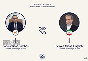 گفتگوی تلفنی وزیر خارجه قبرس با عراقچی