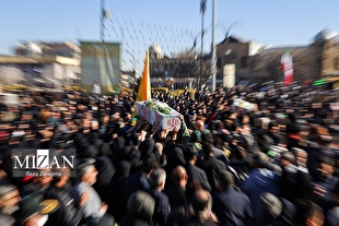 تشییع پیکر شهدای گمنام در تهران