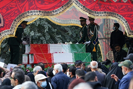 تشییع پیکر شهدای گمنام در تهران