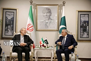 دیدار لاریجانی با وزیر خارجه پاکستان