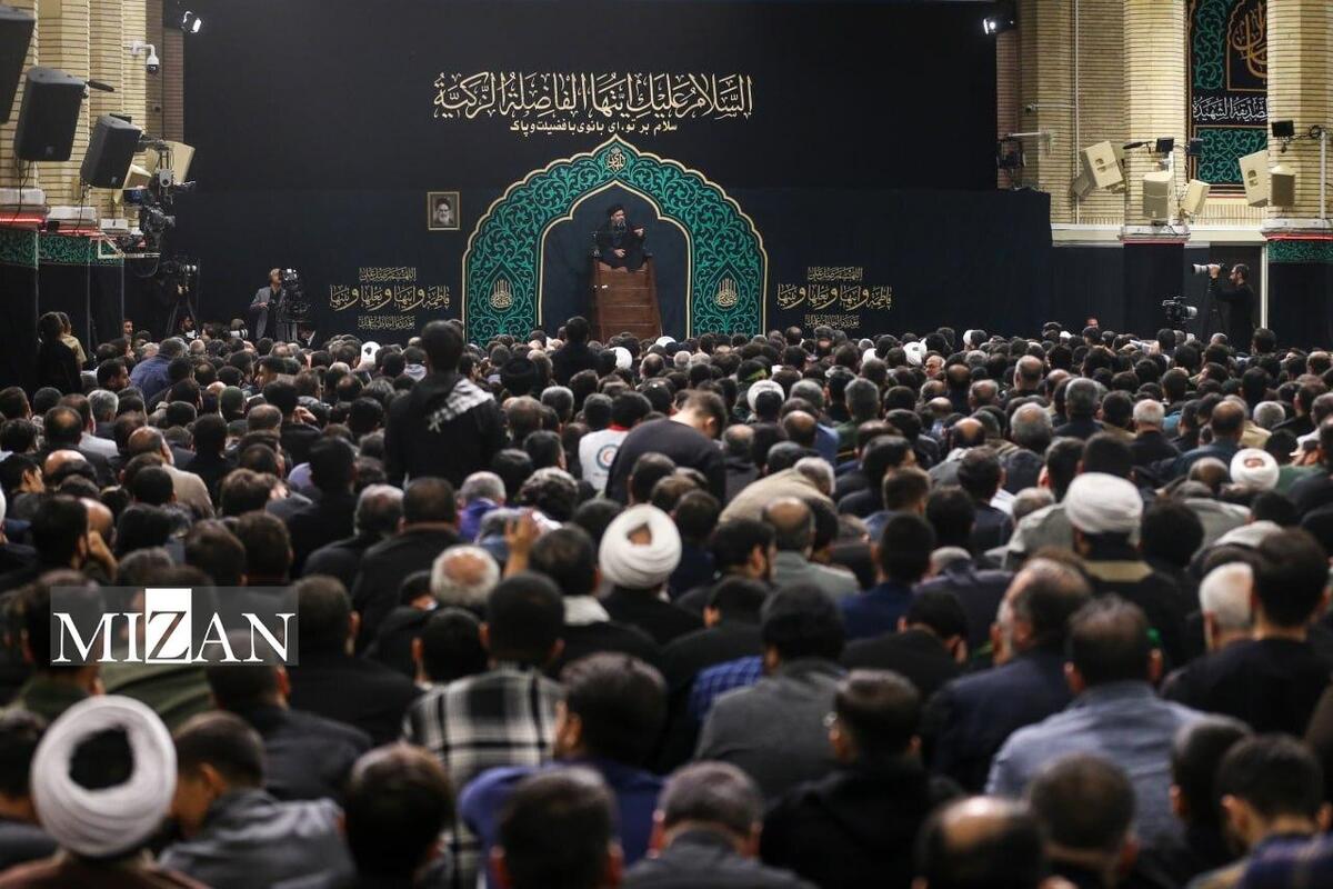 آخرین شب عزاداری شهادت حضرت صدیقه (س) در حسینیه امام خمینی (ره)