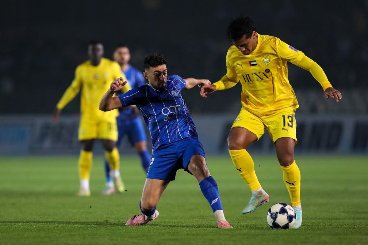 پیروزی استقلال مقابل الوصل امارات در نیمه اول