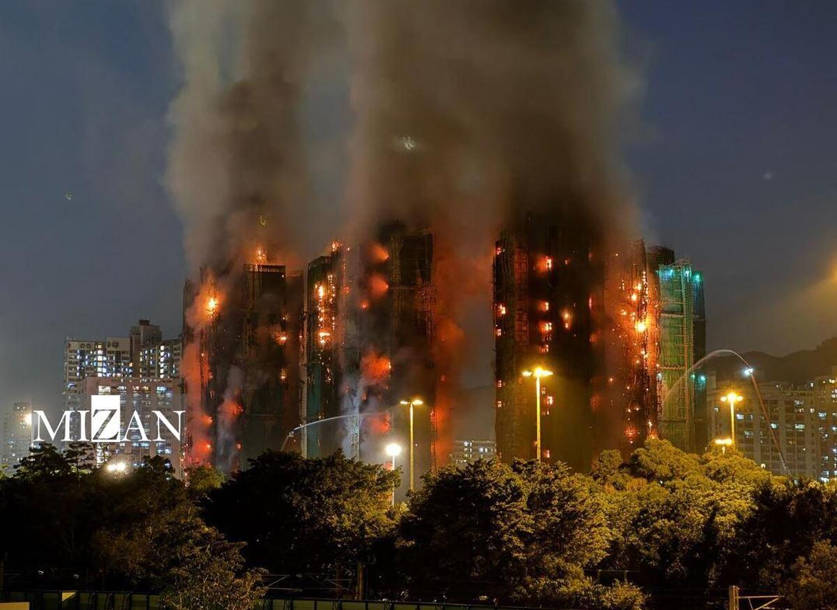 ۳۶ کشته در آتش‌سوزی مهیب هنگ‌کنگ/ ۲۷۹ نفر مفقودند