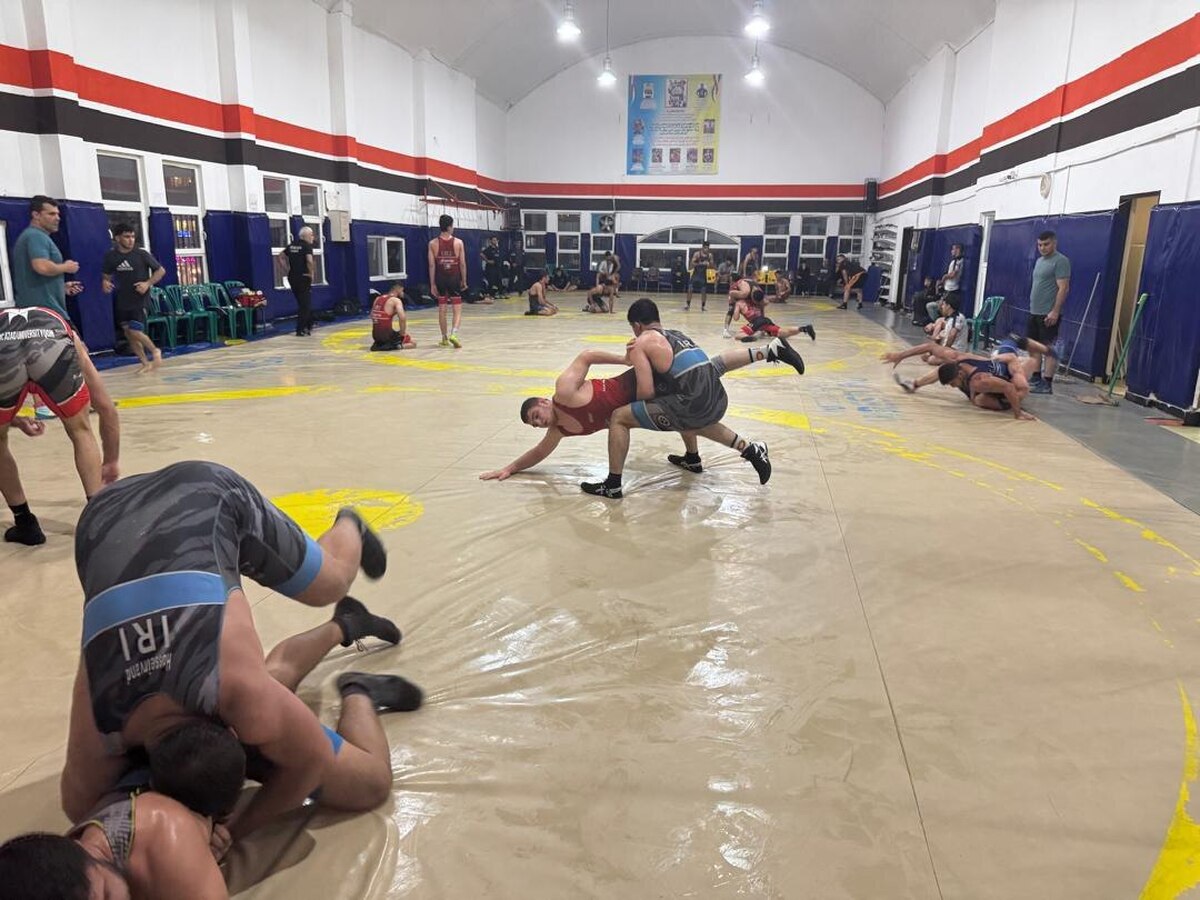 آغاز اردوی تیم ملی کشتی فرنگی جوانان در چالوس