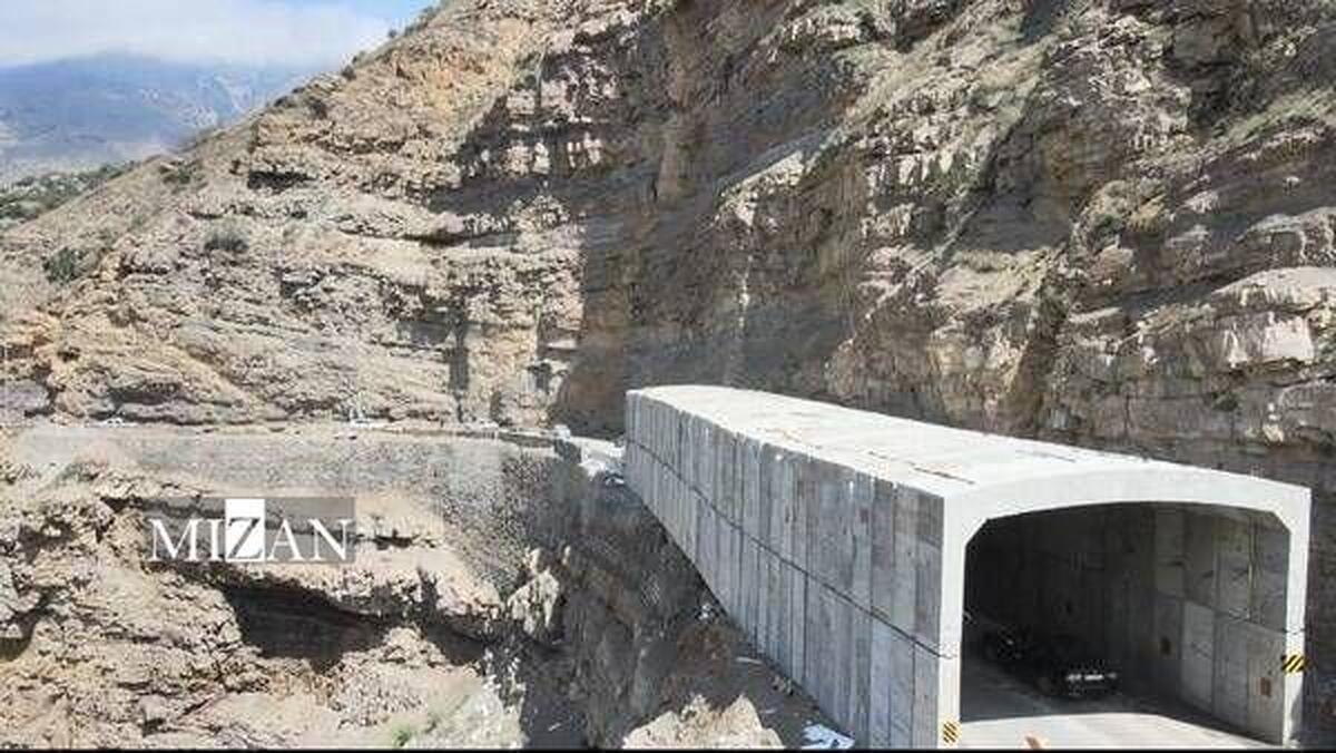 انسداد جاده چالوس برای تکمیل گالری کمرزرد از ۱۰ تا ۱۹ آذرماه