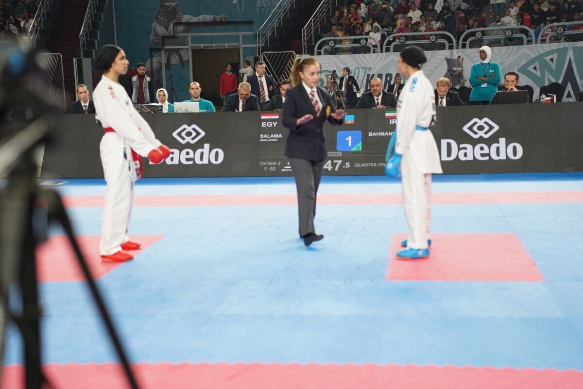 کاراته قهرمانی جهان| گلشادنژاد و اباذری فینالیست شدند/ بهمنیار برای برنز تلاش می‌کند