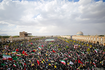 مراسم بزرگداشت چهلمین روز شهادت قائد امت حضرت آیت الله خامنه‌ای - اصفهان