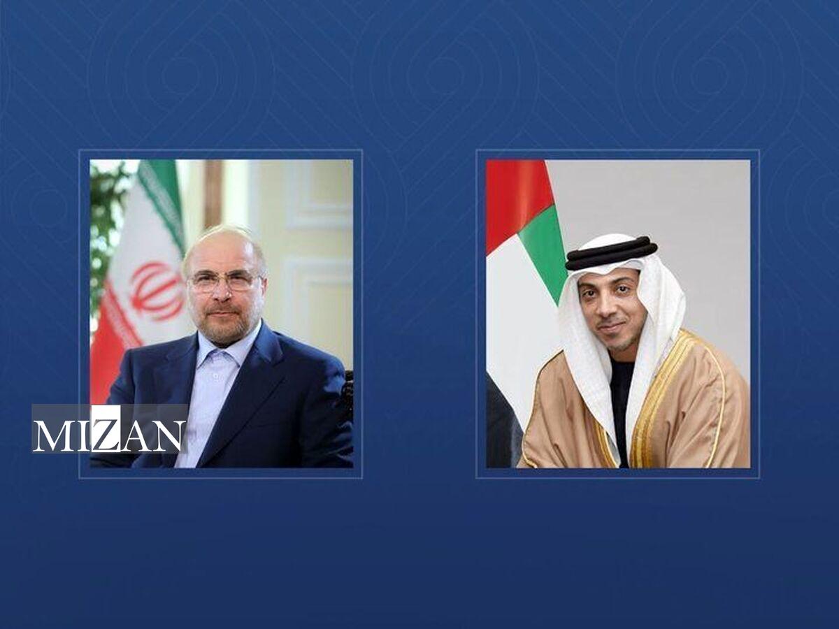گفت‌وگو تلفنی نایب رئیس دولت امارات با قالیباف / تبادل نظر درباره کاهش تنش در منطقه