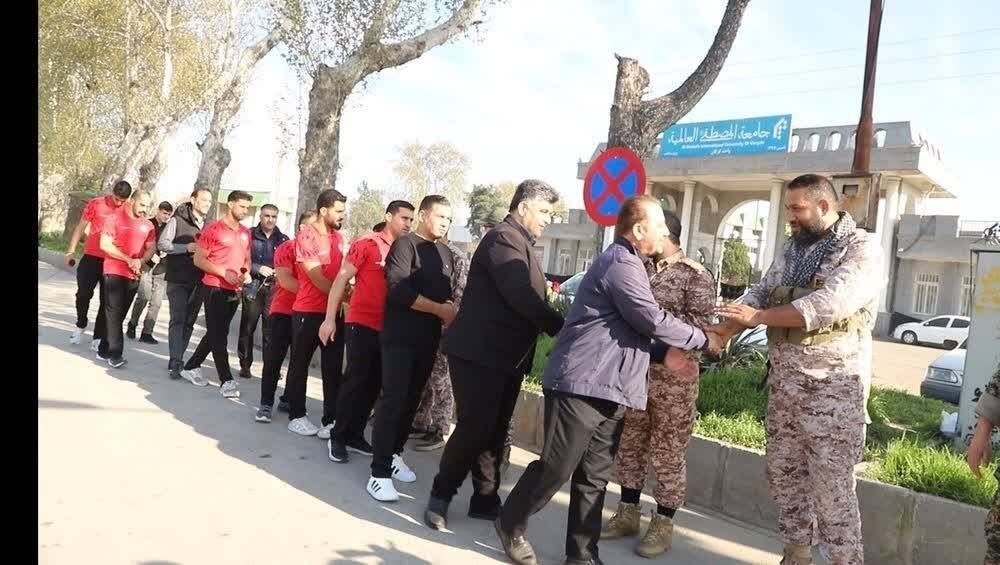 بازیکنان تیم ملی کبدی ساحلی به پویش جبهه مردمی ایران ما پیوستند/ تقدیر کبدیکاران از نیروهای غیور ایست بازرسی در گرگان بازیکنان تیم ملی کبدی ساحلی به پویش جبهه مردمی ایران ما پیوستند/ تقدیر کبدیکاران از نیروهای غیور ایست بازرسی در گرگان