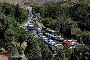 محدودیت‌های ترافیکی در جاده چالوس/بارش برف و باران در ۱۵ استان کشور