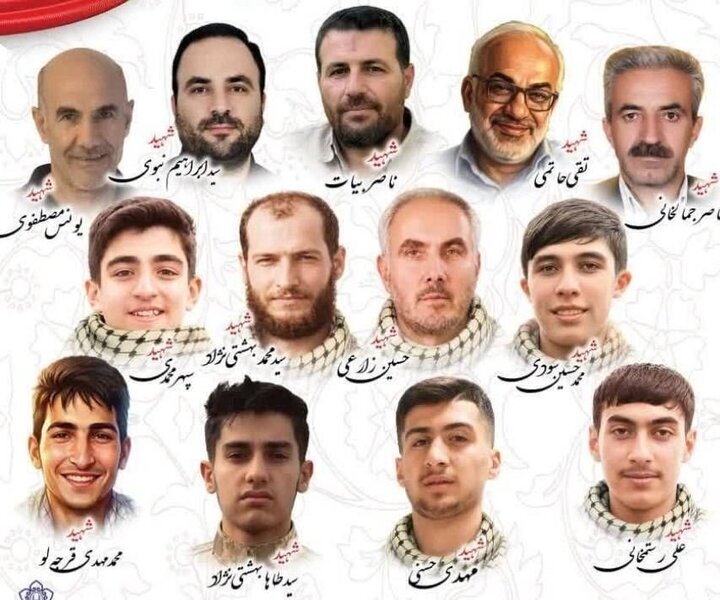 اسامی و تصاویر شهدای عملیات خنثی‌سازی مهمات عمل نکرده در زنجان