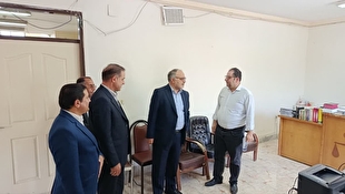 رئیس کل دادگستری استان کرمانشاه از حوزه قضایی سرپل ذهاب بازدید کرد
