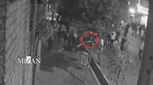 انتشار اولین تصاویر از جنایت هولناک محراب عبدالله‌زاده تروریست اعدام‌شده مقابل دوربین مداربسته