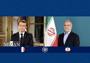 پزشکیان: رفتارهای آمریکا، مسیر دیپلماسی را به سمت تهدید، فشار و تحریم منحرف کرده است/ مکرون: پاریس بر تداوم مذاکره با ایران و راهکارهای صلح‌آمیز تأکید دارد