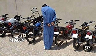 دستگیری سارقان موتور سوار در بهارستان