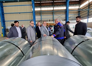 رئیس کل دادگستری مازندران از شرکت فولاد بهمن سوادکوه بازدید کرد