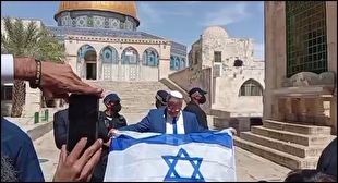 وزیر امنیت ملی رژیم اشغالگر به مسجدالاقصی یورش برد