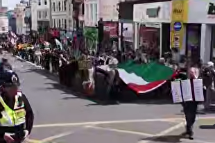 راهپیمایی در برایتون انگلیس به مناسبت سالگرد نکبت