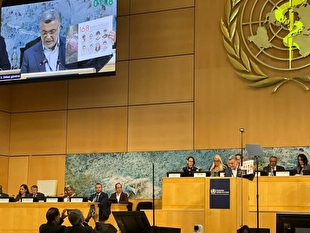 صدای مظلومیت کوکان شهید میناب در ژنو طنین انداز شد