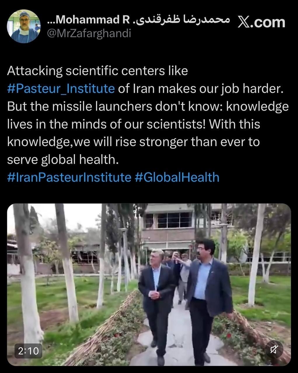 دانش در ذهن دانشمندان ما زنده است