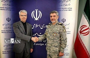 دیدار امیر سرتیپ اکرمی‌نیا با سخنگوی وزارت امور خارجه