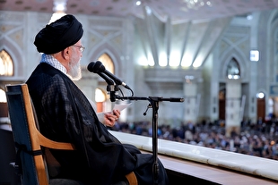 حضور و سخنرانی سال گذشته رهبر شهید انقلاب اسلامی در مراسم سی‌وششمین سالگرد ارتحال حضرت امام خمینی رحمه‌الله؛ ۱۴۰۴/۳/۱۴