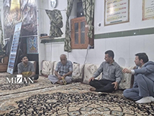 حضور رئیس کل دادگستری استان بوشهر در مسجد ولی‌عصر(عج) روستای تل‌اشکی و رسیدگی به مشکلات نمازگزاران