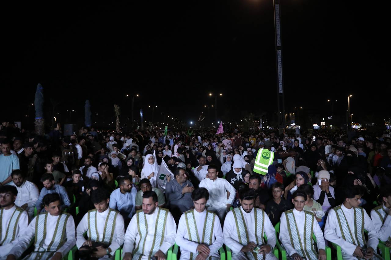 جشنواره بین‌المللی سرود «یدا بید» باحضور هزاران نفری مردم بصره آغاز شد