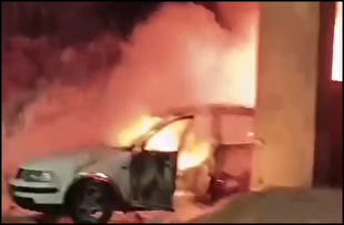 حمله شهرک‌نشینان صهیونیست و آتش‌زدن خودرو‌های فلسطینی‌ها
