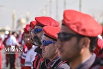 بسیج ۷ هزار نیروی هلال‌احمر برای پوشش مراسم تشییع رهبر شهید انقلاب