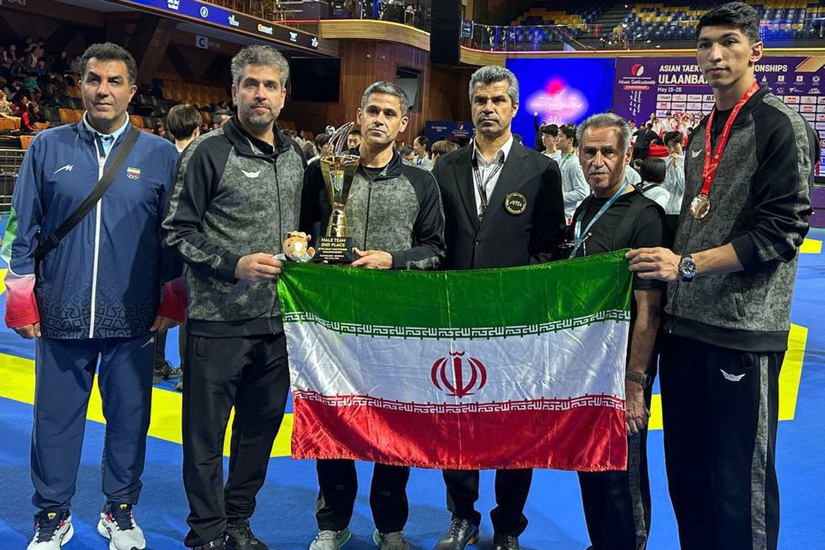 تیم ملی تکواندو ایران نایب قهرمان آسیا شد