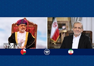قدردانی پزشکیان از تلاش‌های دیپلماتیک عمان در مسیر ثبات منطقه/سلطان عمان: مسقط از هیچ تلاشی برای تقویت ثبات منطقه و همبستگی اسلامی فروگذار نخواهد کرد