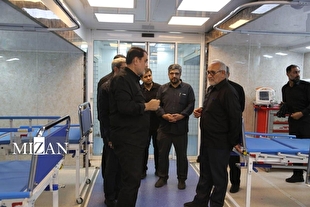 بازدید معاون بهداری رزمی سپاه از بیمارستان سیار امام حسین(ع)؛ آمادگی کامل برای خدمت رایگان