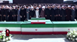 فیلم کامل اقامه نماز بر پیکر شهید زهرا محمدی گلپایگانی نوه خردسال رهبر شهید انقلاب