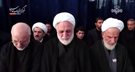 مصاحبه ناتمام رئیس قوه قضاییه در مراسم اقامه نماز بر پیکر رهبر شهید انقلاب