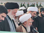 وقتی بغض حضرت آیت‌الله جوادی آملی و مردم حاضر در نماز بر پیکر «آقای شهید ایران» شکست