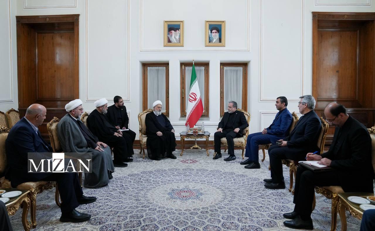 دیدار نایب رئیس مجلس اعلای اسلامی شیعیان لبنان با عراقچی دیدار نایب رئیس مجلس اعلای اسلامی شیعیان لبنان با عراقچی