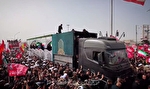 بدرقه پرشکوه عاشقان امام شهید در بلوار بزرگ حرم تا حرم شهر مقدس قم