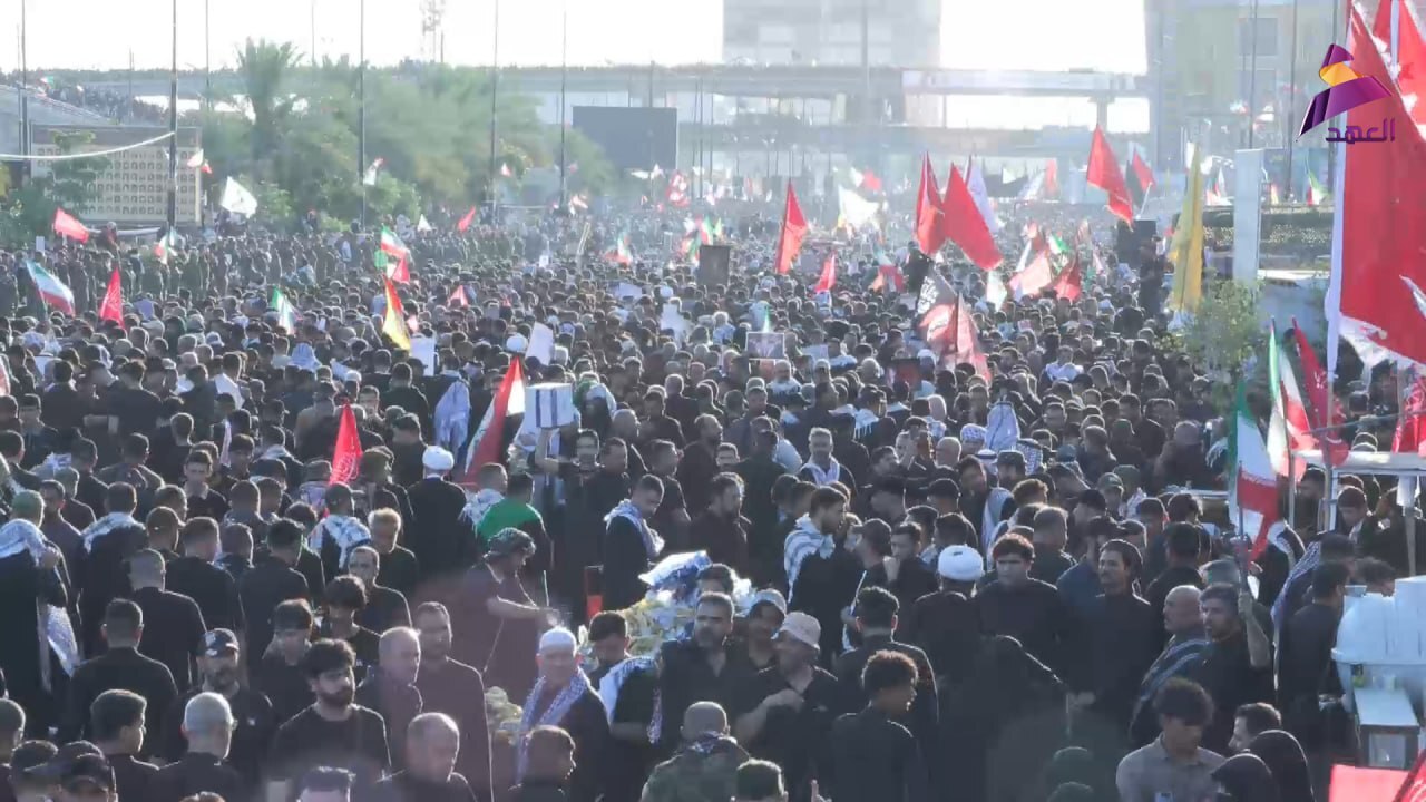 آغاز مراسم تشییع پیکر مطهر امام شهید در نجف