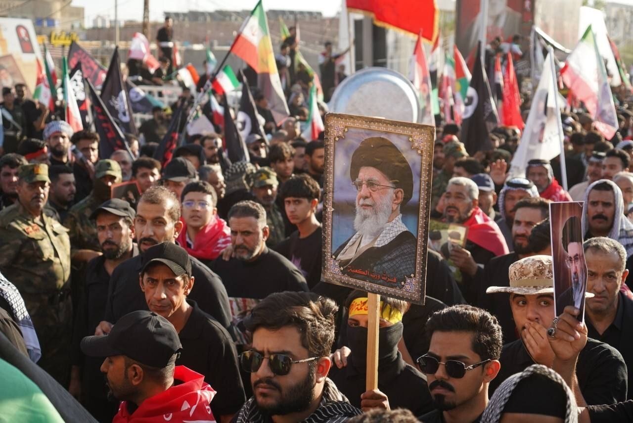 آغاز مراسم تشییع پیکر مطهر امام شهید در نجف