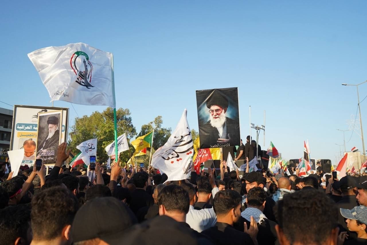 آغاز مراسم تشییع پیکر مطهر امام شهید در نجف