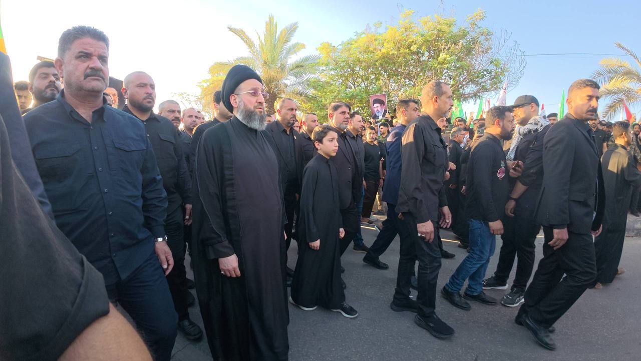 آغاز مراسم تشییع پیکر مطهر امام شهید در نجف