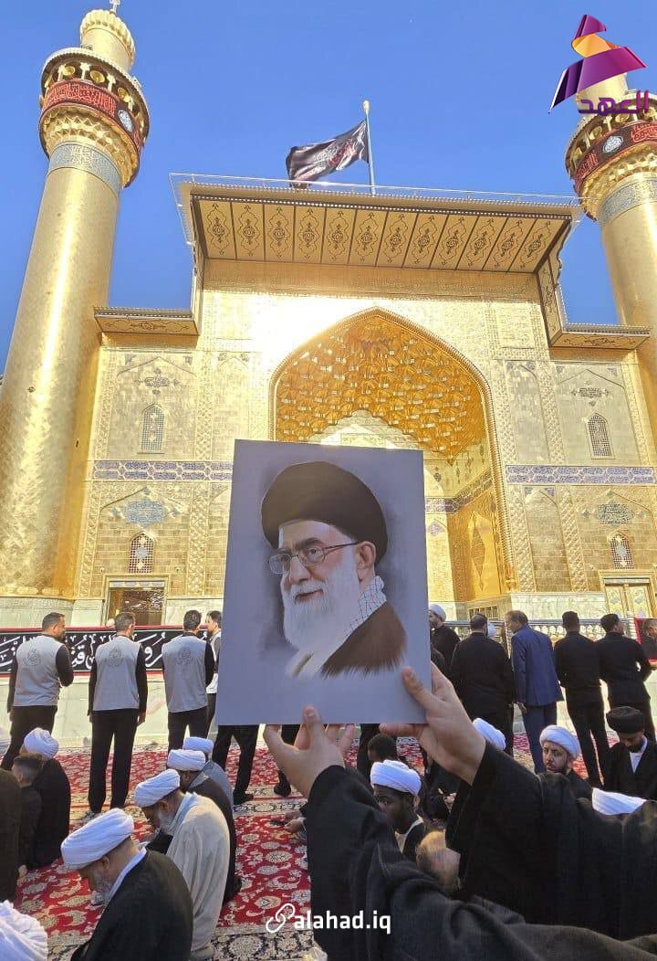 مراسم تشییع پیکر مطهر امام شهید در نجف مراسم تشییع پیکر مطهر امام شهید در نجف