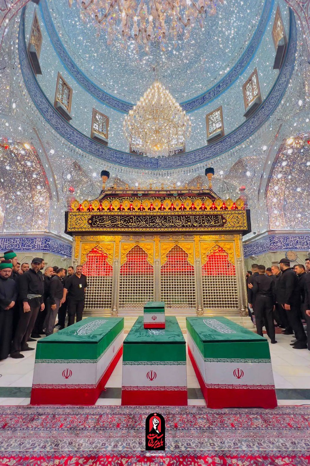 وداع عراقی‌ها با پیکر رهبر شهید ایران؛ از تهران تا نجف و کربلا در سوگ