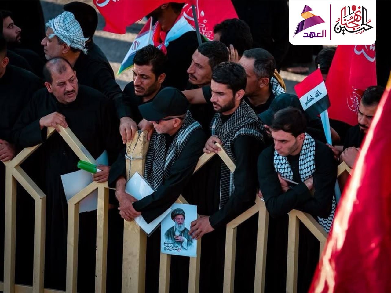 مراسم تشییع پیکر مطهر امام شهید در نجف مراسم تشییع پیکر مطهر امام شهید در نجف