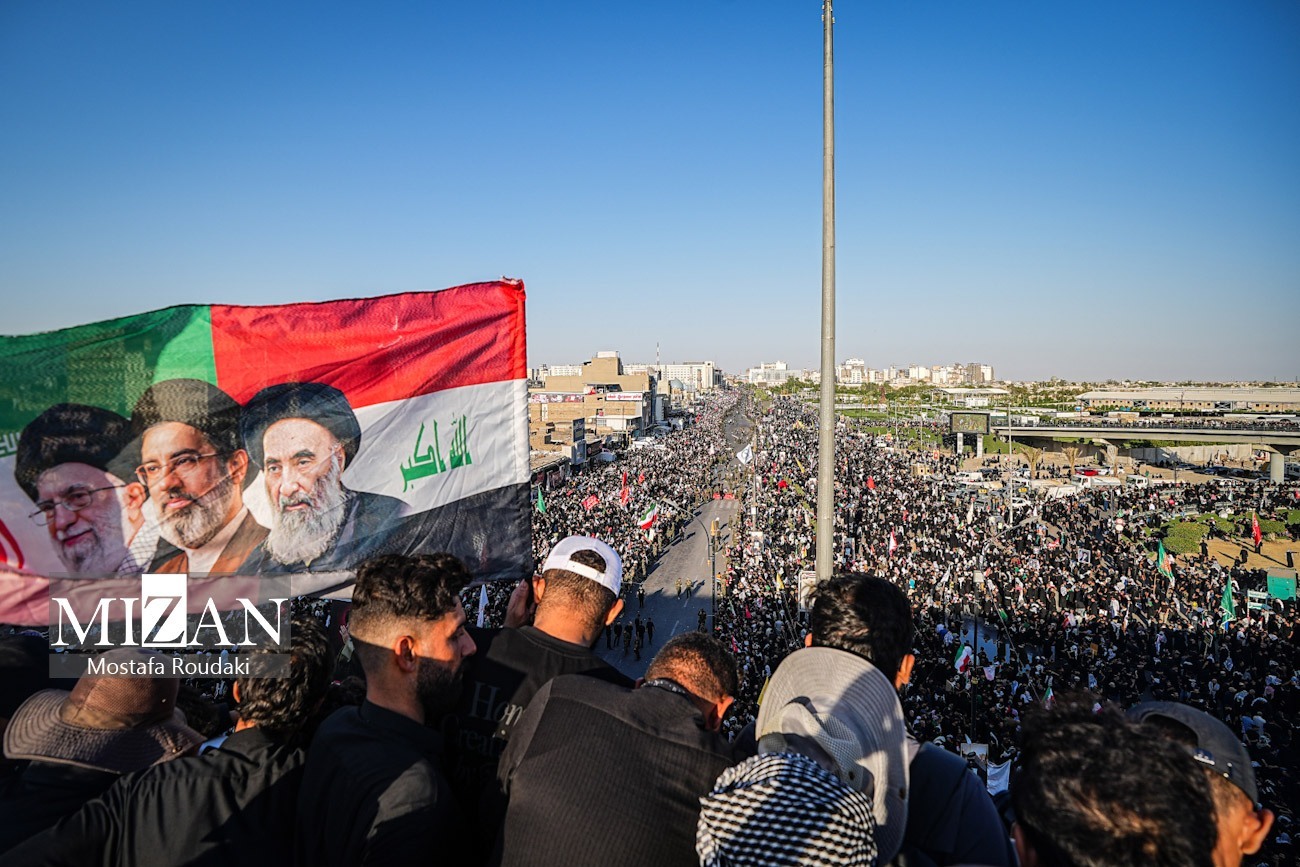 وداع تاریخی عراقیها با آقای شهید ایران؛ وزیر امور خارجه از مردم و دولت عراق قدردانی کرد وداع تاریخی عراقیها با آقای شهید ایران؛ وزیر امور خارجه از مردم و دولت عراق قدردانی کرد