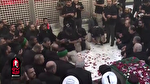 گلباران پیکر رهبر شهید انقلاب در حرم حضرت عباس (ع)